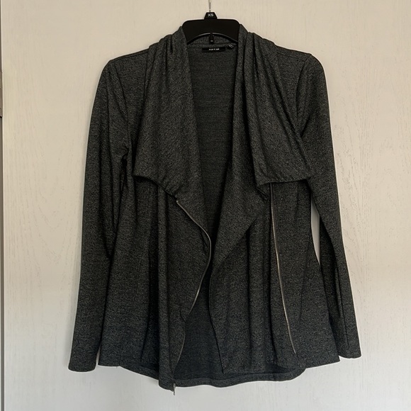 Zip up sweater, size XS, charcoal grey - Picture 5 of 7